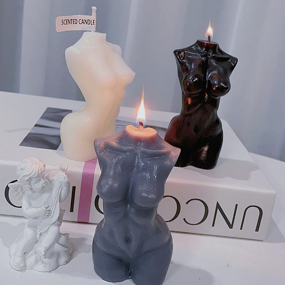 Candle Making Scents - Female Torso Body Shape Scented Candle