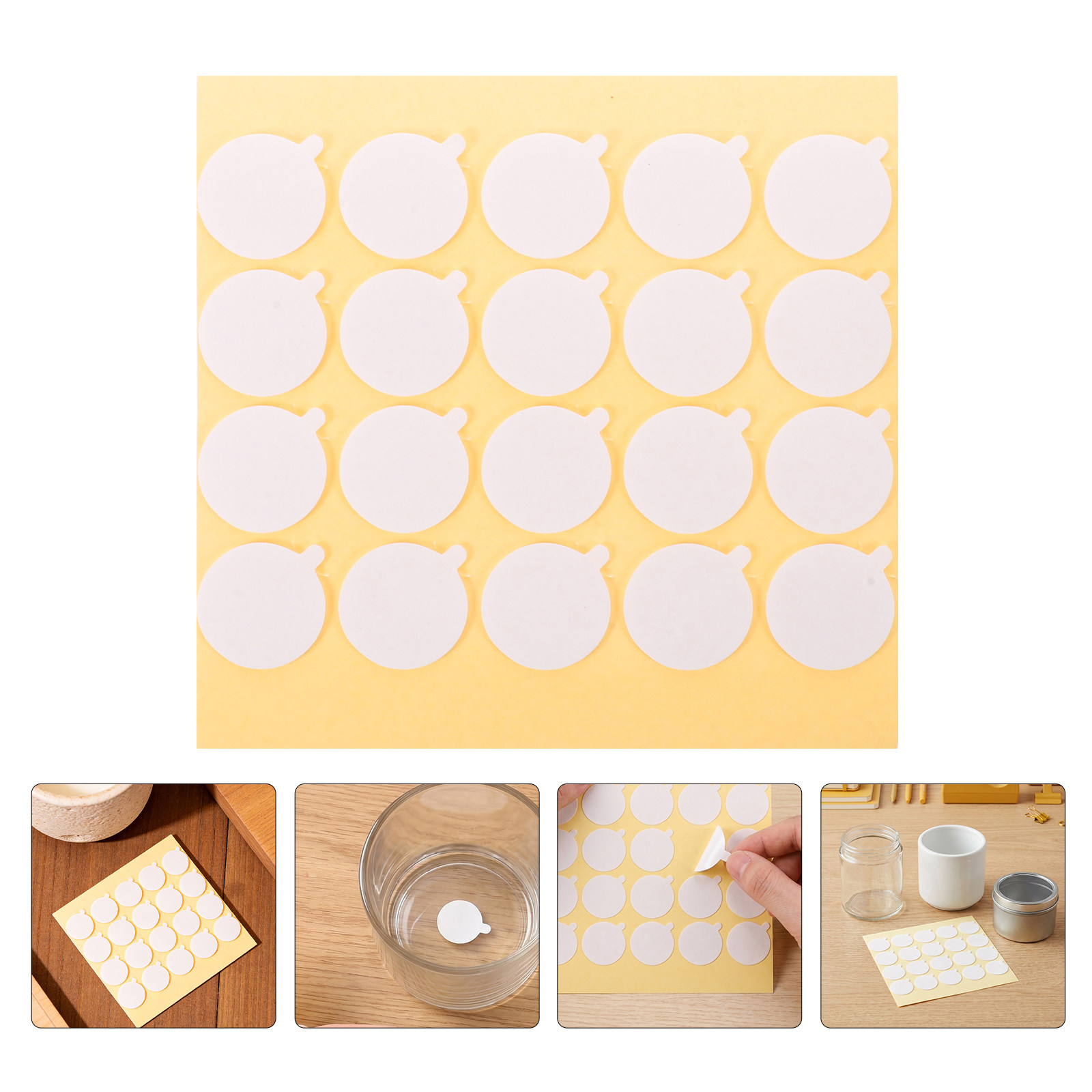 Adhesive Dot Wick - 800Pcs Wick Sticky Tabs Double Sided