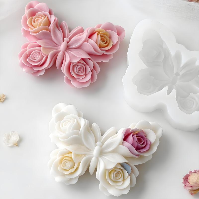 Candle Making Diy - DIY Rose Butterfly Form Silicone Mold