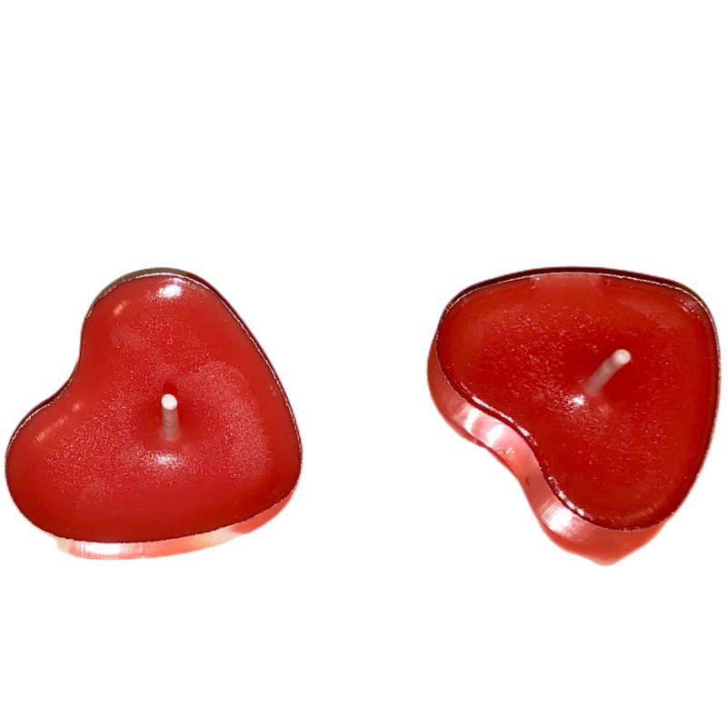 100 Sets Heart shaped Empty Al - Candle Making Easy 评论和价格