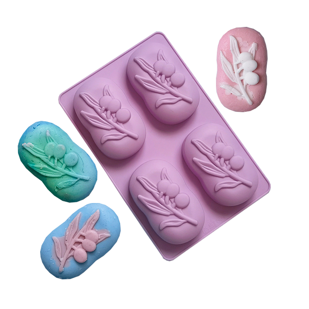 4 Cavities Oval Olive Tree Sil - Candle Making Easy 评论和价格