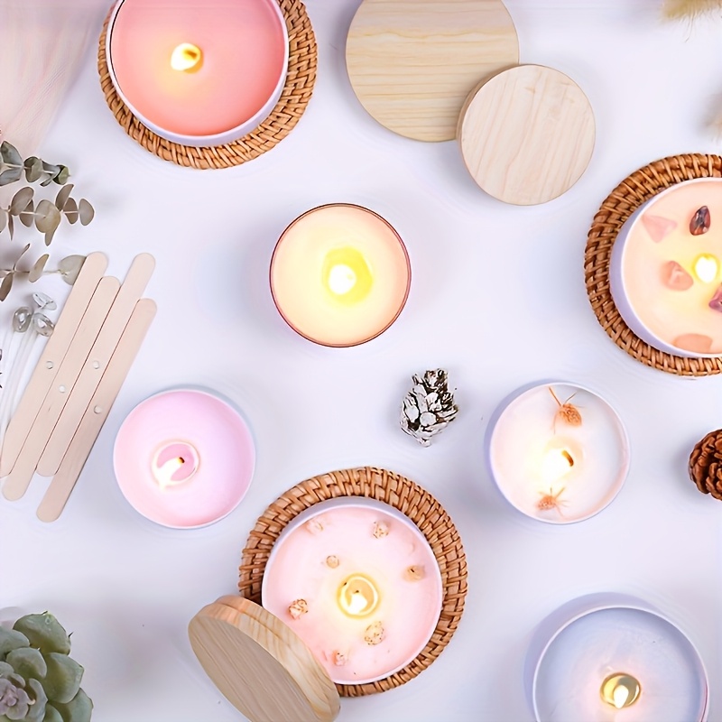 White Metal Candle Jar Candle  - Candle Making Jars With Lids 评论和价格