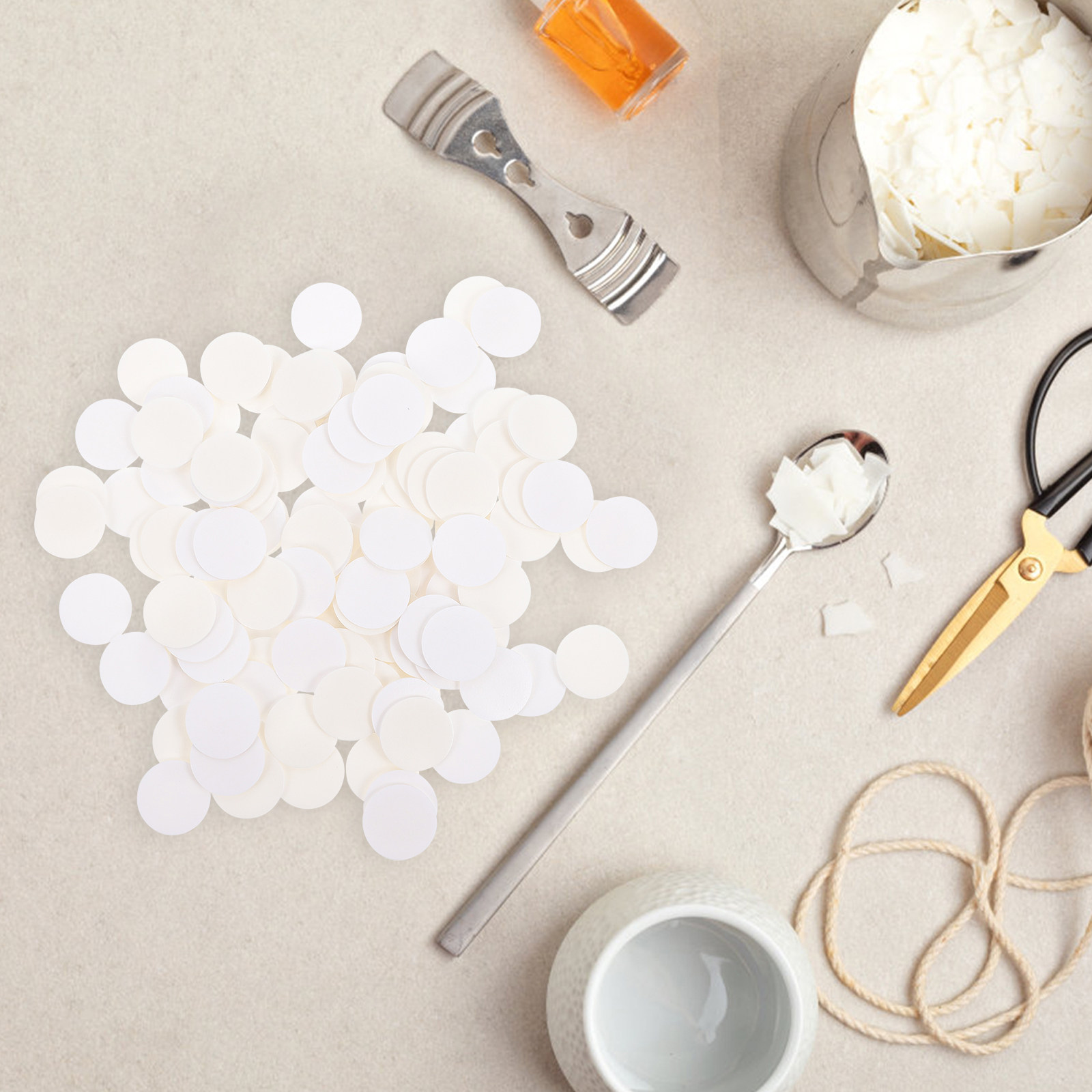 300Pcs Wick Stickers Heat-Resi - Adhesive Dot Wick 评论和价格