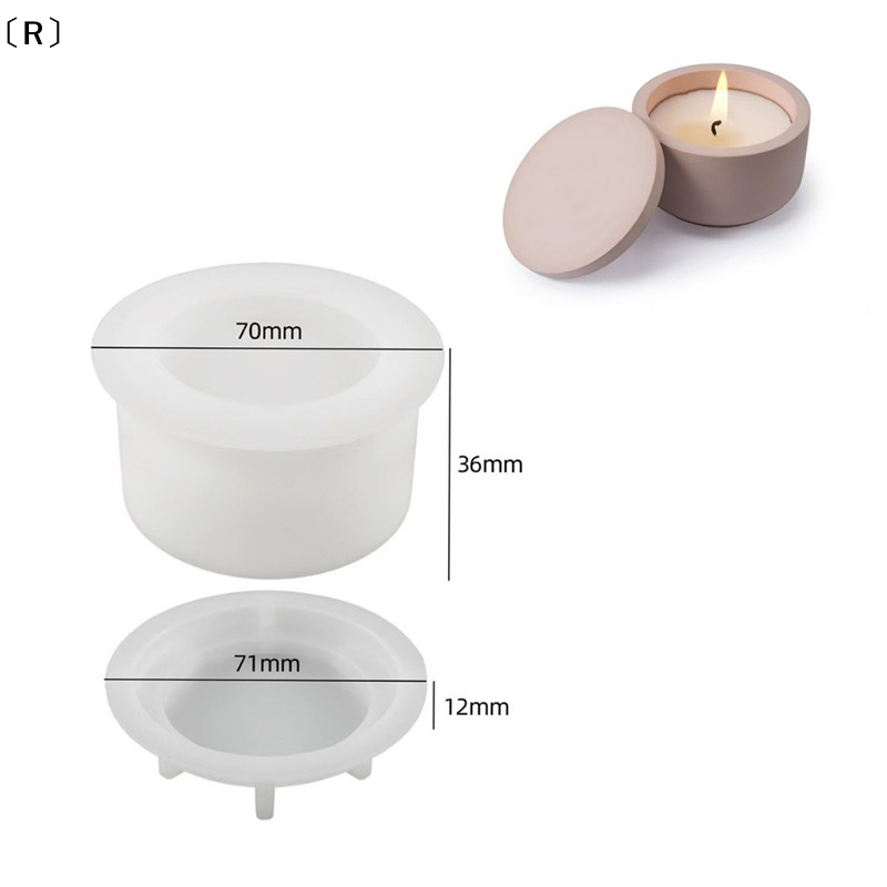 〔R〕1set DIY Candle Jar Silicon - Candle Making Jars With Lids 评论和价格
