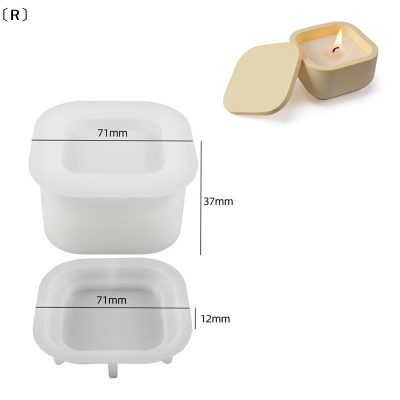 〔R〕1set DIY Candle Jar Silicon - Candle Making Jars With Lids 评论和价格