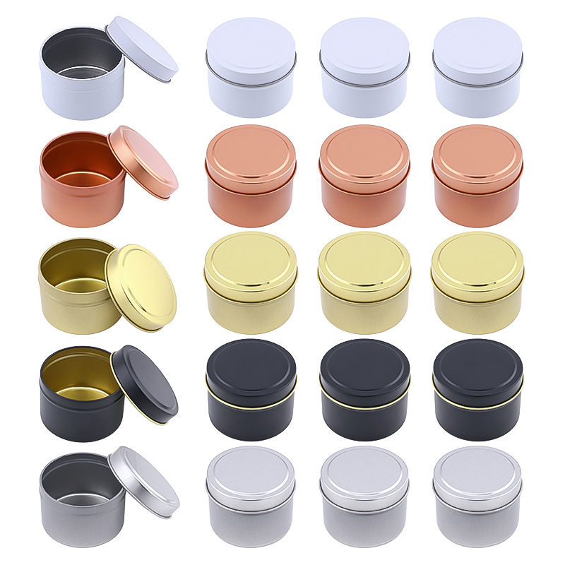 Round Aluminum Candle Tins wit - Candle Making Jars With Lids 评论和价格