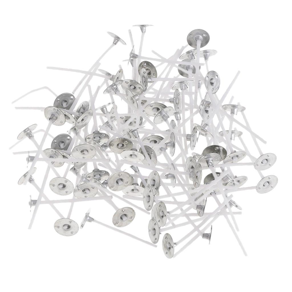 200 Pieces Pre-ed  Candle Wick - Cotton Wick Pre Tabbed 评论和价格