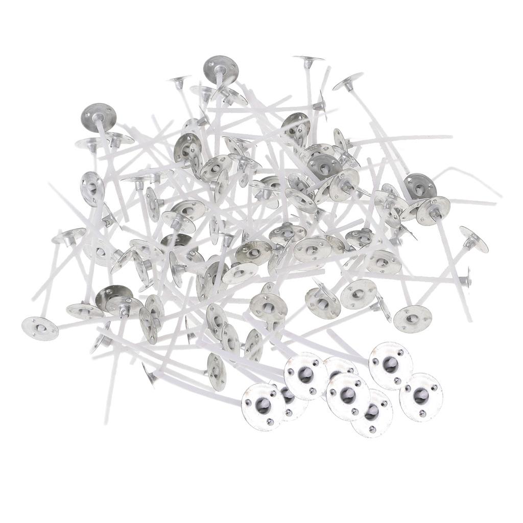 200 Pieces Pre-ed  Candle Wick - Cotton Wick Pre Tabbed 评论和价格