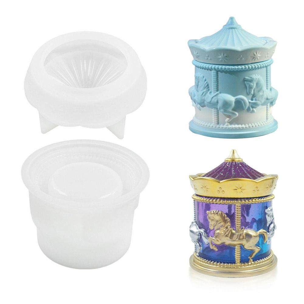 Cute Style with Lids Carousel  - Candle Making Jars With Lids 评论和价格