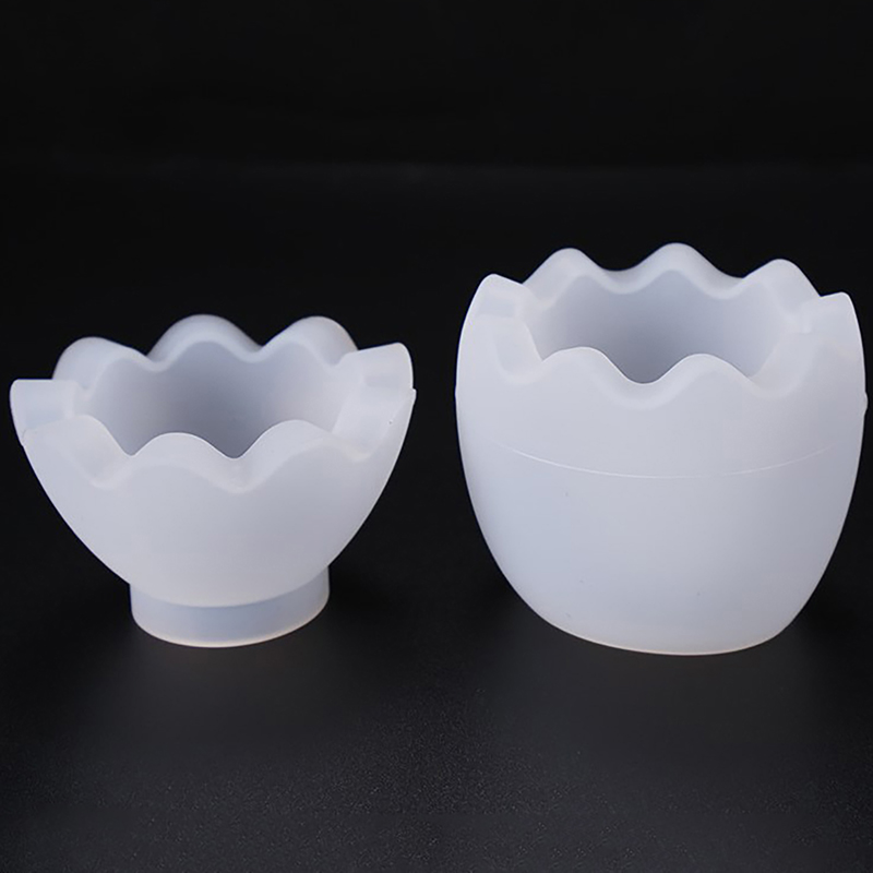 1Set Egg Shape Silicone Mold w - Candle Making Jars With Lids 评论和价格