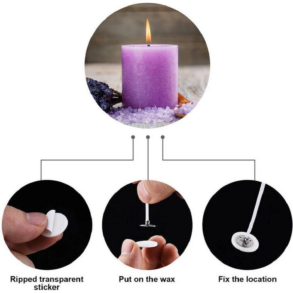 Candle Wick Stickers Round Foa - Adhesive Dot Wick 评论和价格