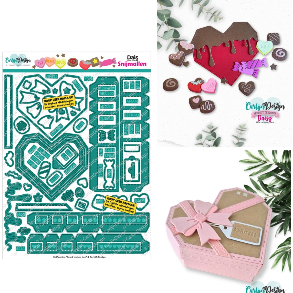 Heart Bonbon Box Unicorn Choco - Candle Making And Perfume 评论和价格