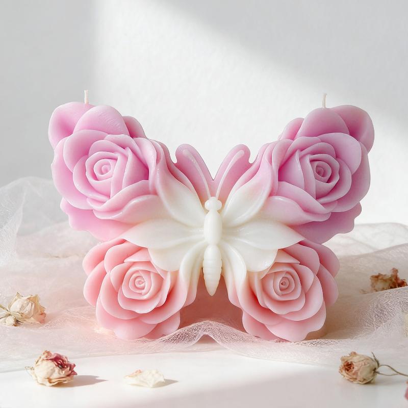 DIY Rose Butterfly Form Silico - Candle Making Diy 评论和价格