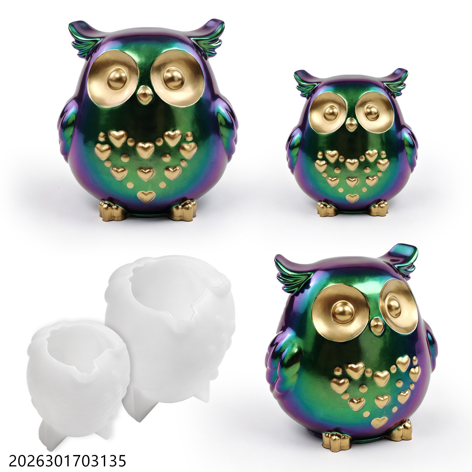 Owl Silicone Mold 3D Bird Shap - Candle Making Scents 评论和价格